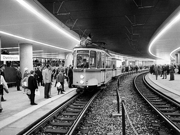 U-Bahn in Stuttgart 1967