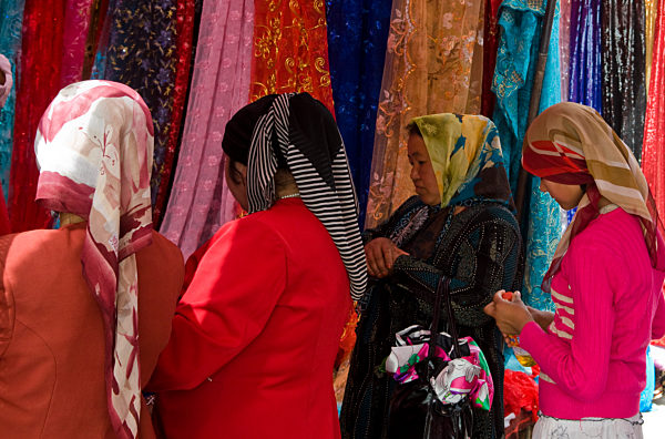China Xinjiang, Sonntagsmarkt in Kaschgar