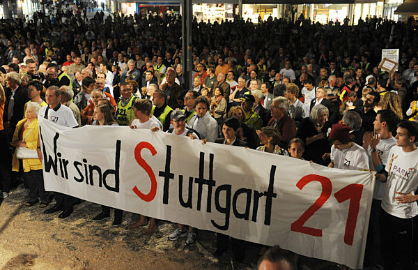 Stuttgart 21 - Demo der Befürworter