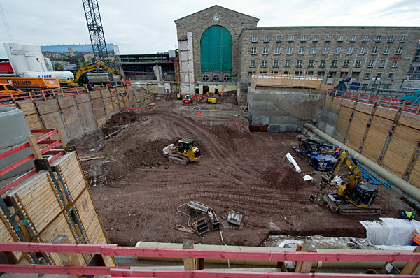 Stuttgart 21 - Baugrube