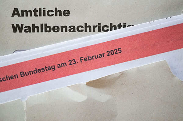 Bundestagswahl 2025 - Wahlbenachrichtigung