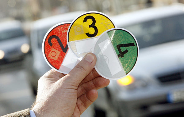 Umweltplakette für Auto