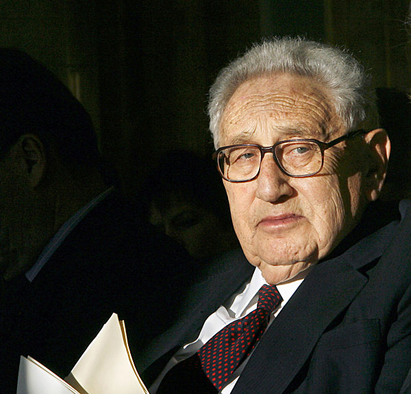 Der ehemalige Außenminister der USA, Henry Kissinger, am Montag (19.03...