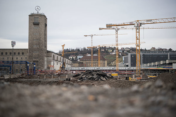 Stuttgart 21 Baustelle