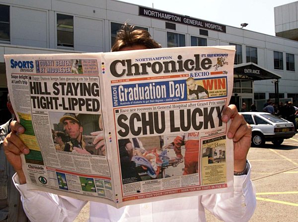 Formel 1: Titelseite des "Chronicle"