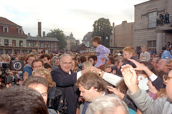 Helmut Kohl in Erfurt