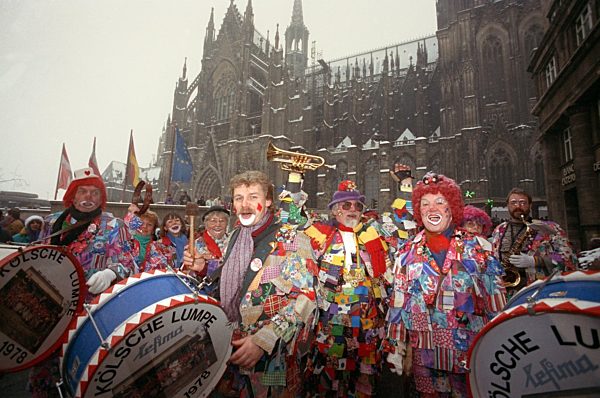 Karneval in Köln trotz Golfkrieg