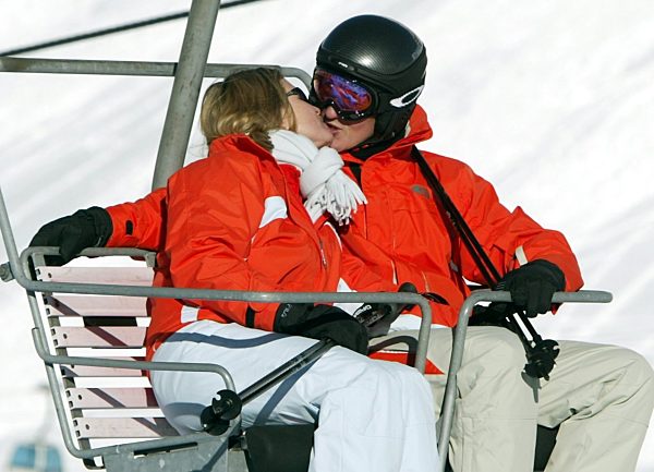 Formel 1: Michael Schumacher küsst seine Frau