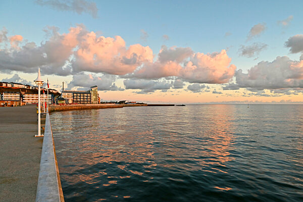 View from Heligoland's landing stage, Germany