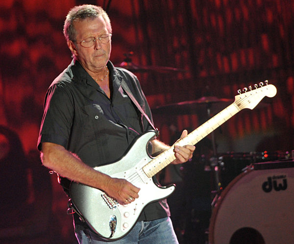 Der Rock- und Bluesmusiker Eric Clapton spielt am Dienstag (12.08...