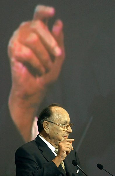 FDP-Wahlveranstaltung in Halle/Saale Genscher