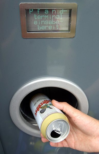 Pfandautomat für Einwegverpackungen