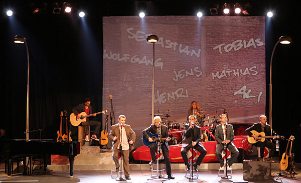 Die Leipziger Popgruppe "Die Prinzen" am Samstag (14.01...