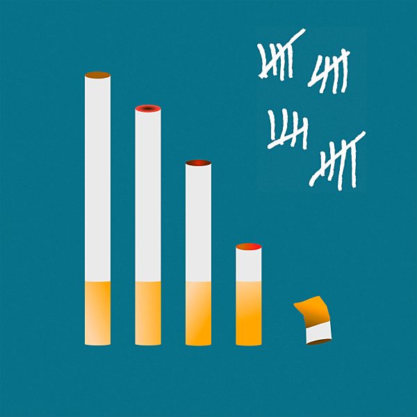 Tally chart for giving up smoking