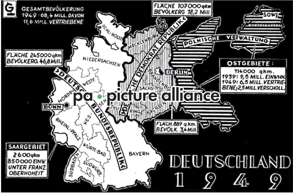 Historische Grafik: Deutschland 1949 (18.05.2009)
