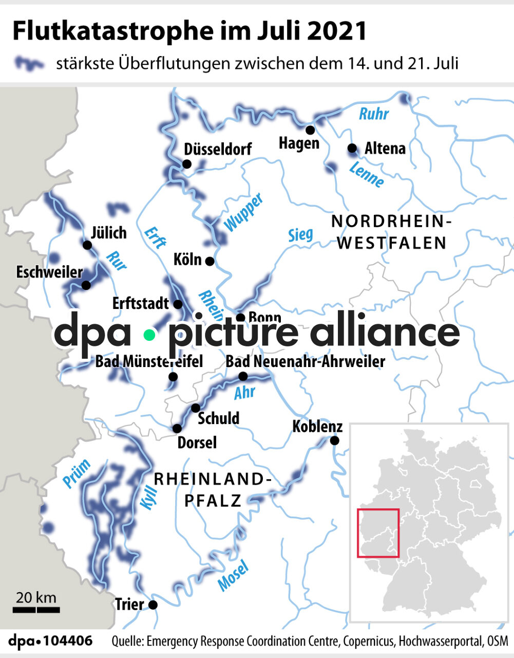 Flutkatastrophe im Juli 2021 (14.07.2025)