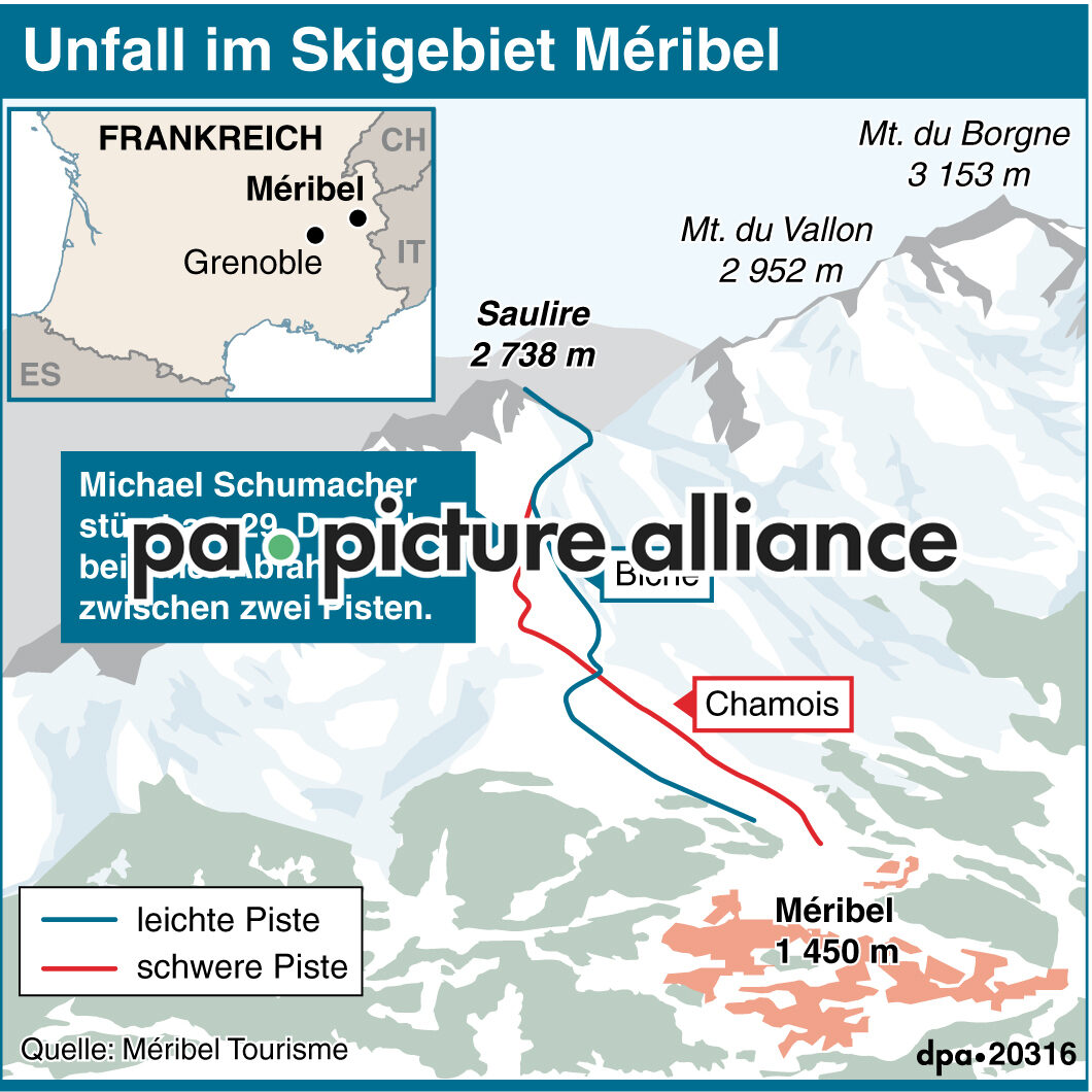 Unfall im Skigebiet Méribel (Wiederholung) (17.02.2014)
