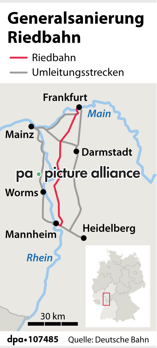 Generalsanierung Riedbahn (20.08.2024)