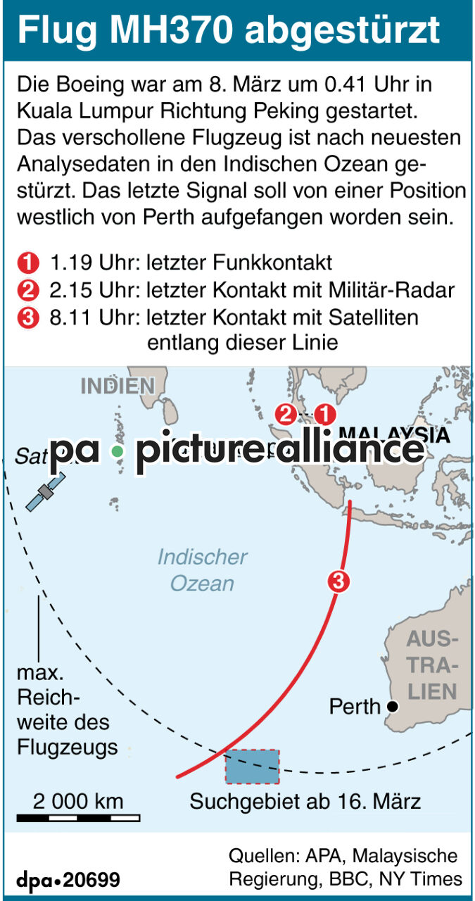 Flug MH370 abgestürzt (24.03.2014)