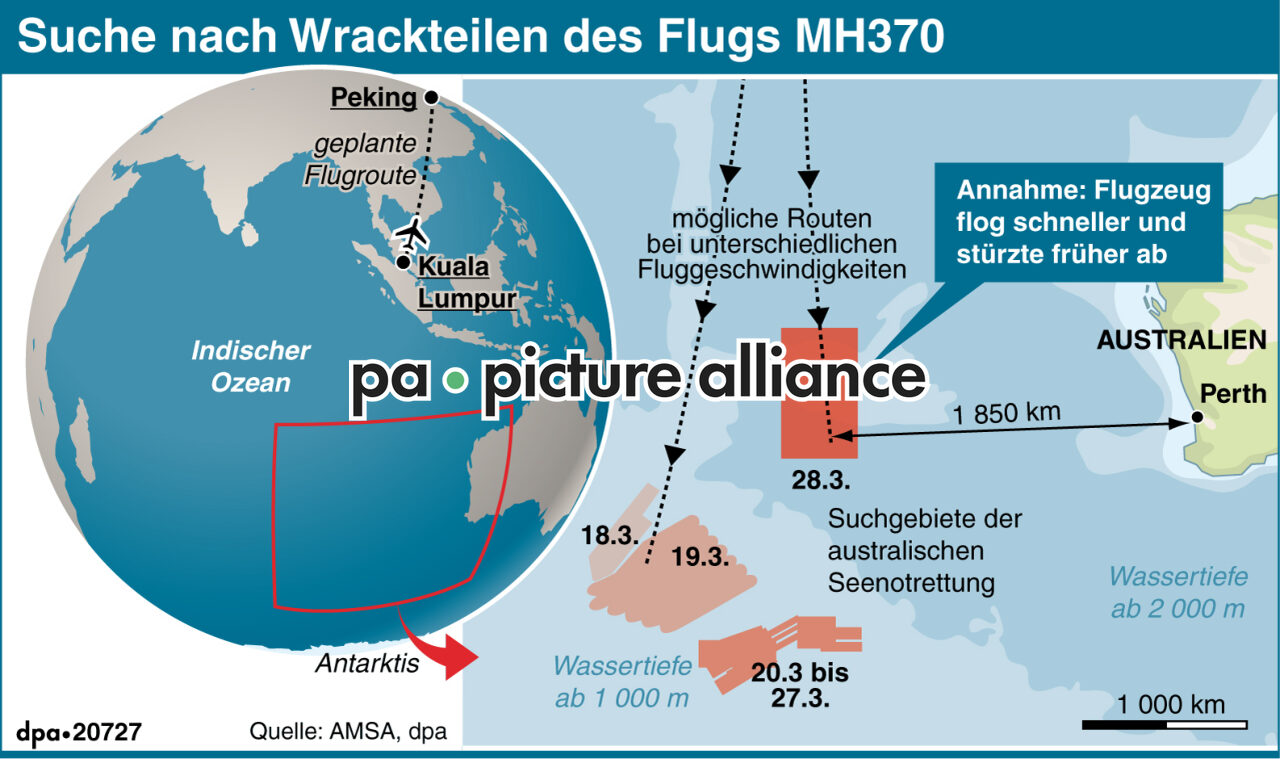 Suche nach Wrackteilen des Flugs MH370 (Aktualisierung) (28.03.2014)