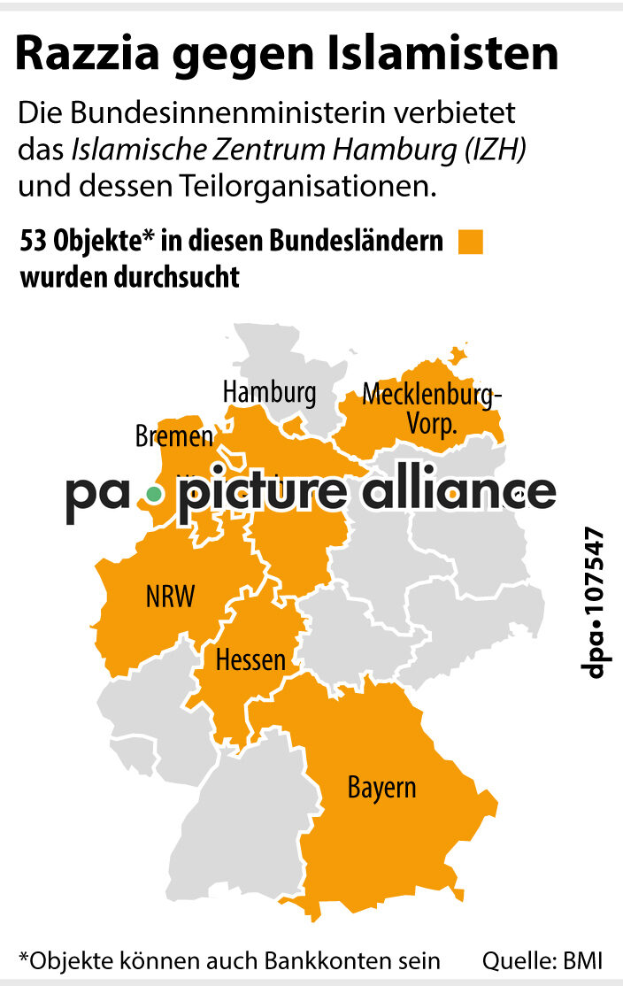Razzia gegen Islamisten (24.07.2024)