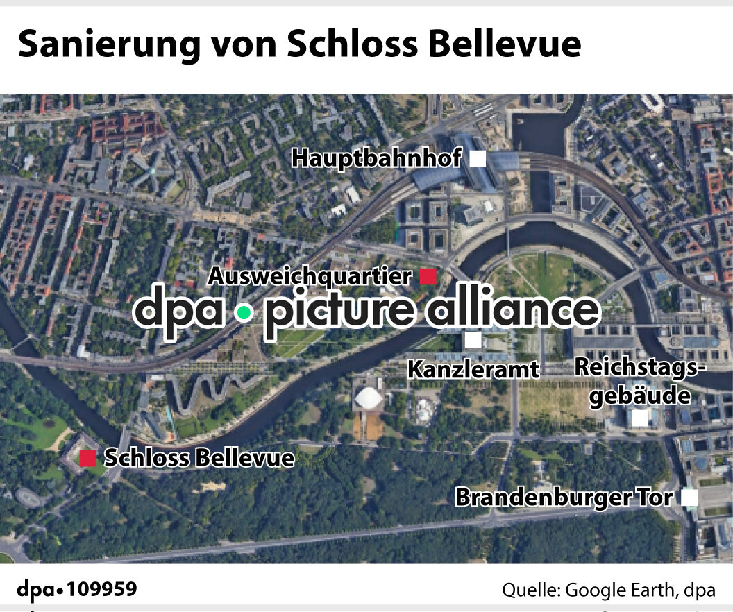 Sanierung von Schloss Bellevue (04.01.2026)
