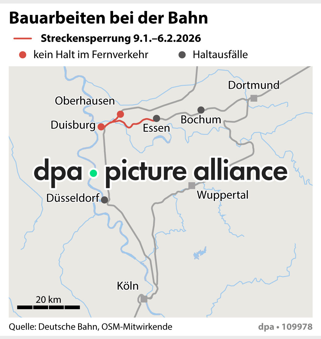Bauarbeiten bei der Bahn (07.01.2026)