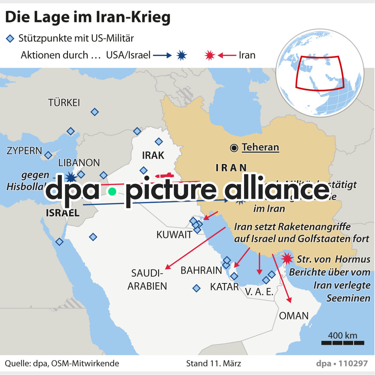 Die Lage im Iran-Krieg (05.03.2026)