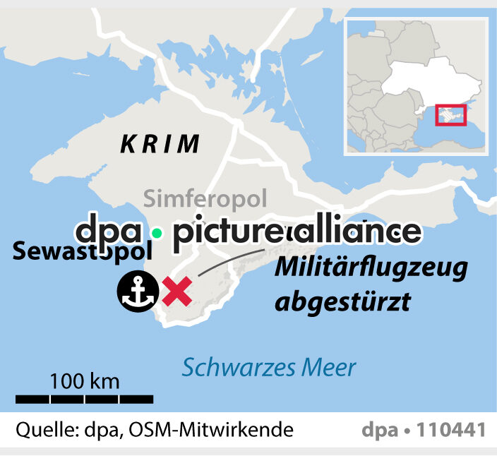 Russisches Militärflugzeug abgestürzt (01.04.2026)