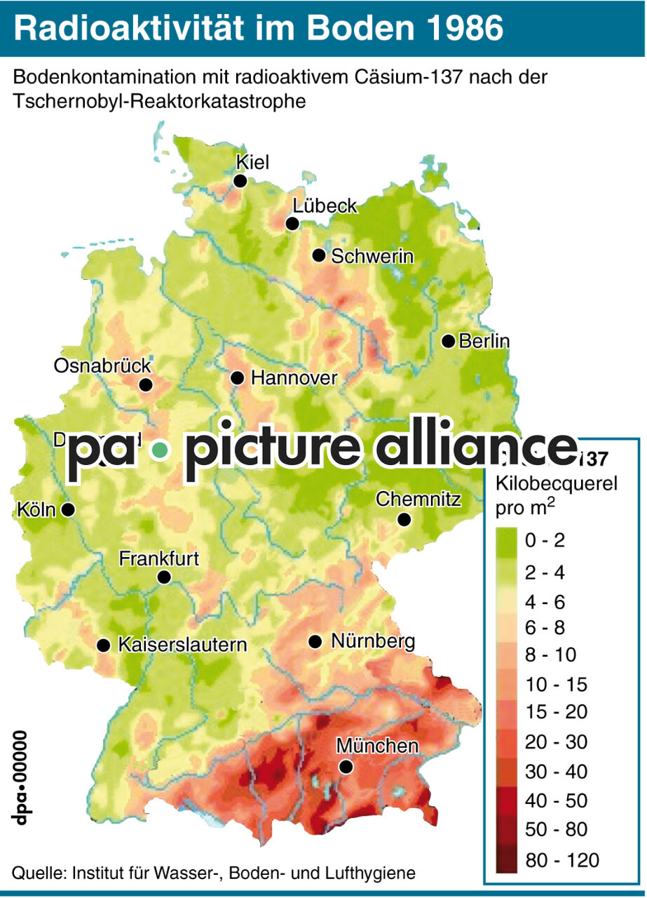 Radioaktivität im Boden 1986 (Wiederholung) (25.04.2016)