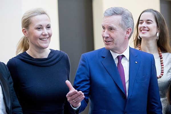 Enthüllung einer Büste von Alt-Bundespräsident Christian Wulff