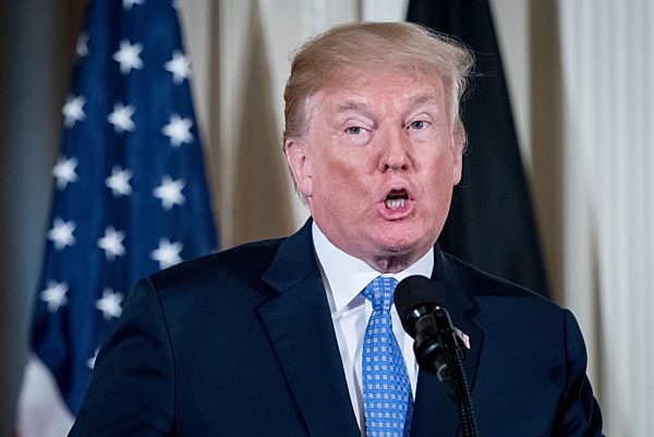 Bundeskanzlerin Merkel trifft US-Präsident Trump