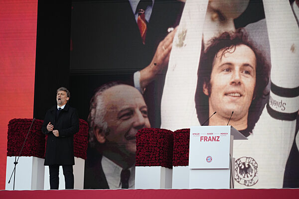Gedenkfeier für Franz Beckenbauer