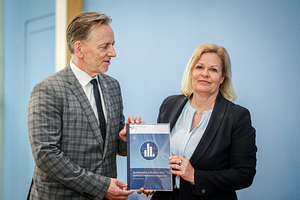 Fallzahlen für die Politisch Motivierte Kriminalität (PMK)