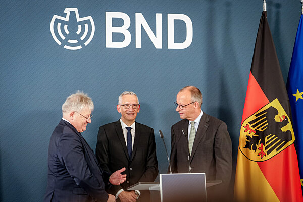 Amtsantritt des neuen BND-Präsidenten Jäger
