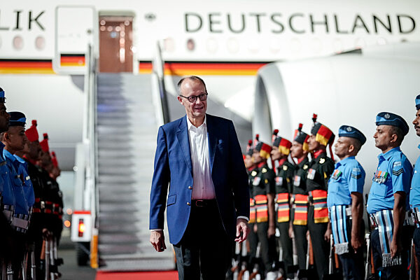 Bundeskanzler Merz  reist nach Indien