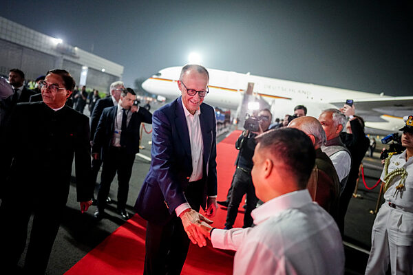 Bundeskanzler Merz  reist nach Indien