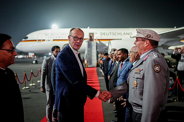 Bundeskanzler Merz  reist nach Indien