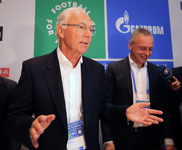 Pressekonferenz mit Franz Beckenbauer