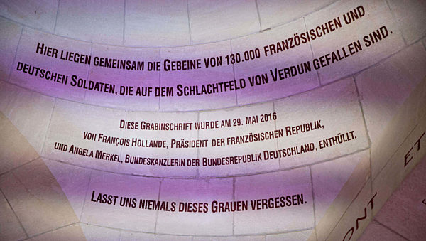 Gedenkfeier zur Schlacht von Verdun