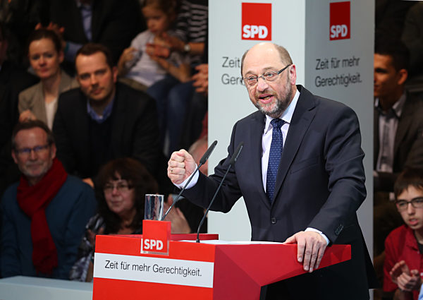 SPD Kanzlerkandidat Martin Schulz