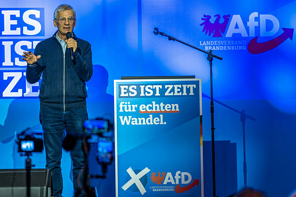 Wahlkampf der AfD in Brandenburg