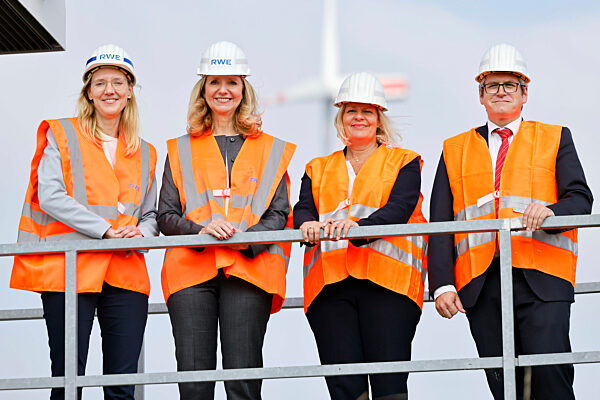 Katja Wünschel, Katja von Doren, Nancy Faeser und Sascha Solbach