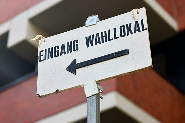 Wahllokal bei den Kommunalwahlen in NRW