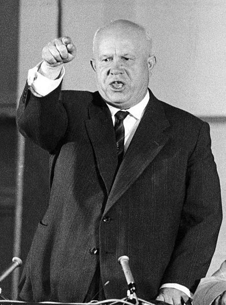 Nikita Chruschtschow in Paris 1960