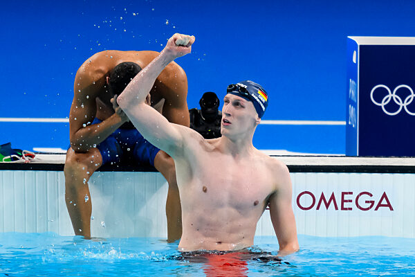 FRA, Olympische Sommerspiele Paris 2024, Schwimmen , Finale 400Meter Herren