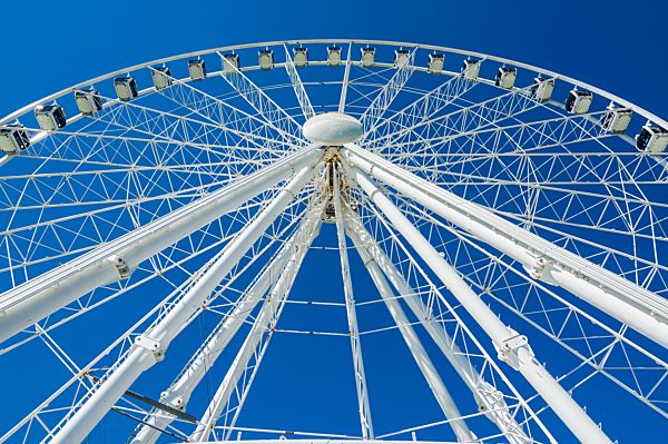 Riesenrad auf The Hoe in Plymouth