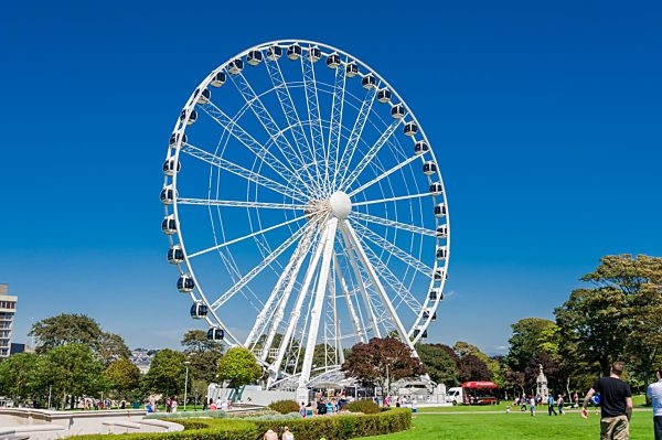 Riesenrad auf The Hoe in Plymouth