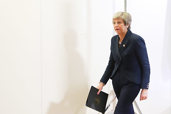 Theresa May At European Council