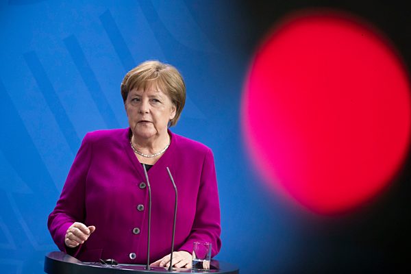 Prime Minister of the Netherlands Rutte meet Chancellor Merkel in Berlin